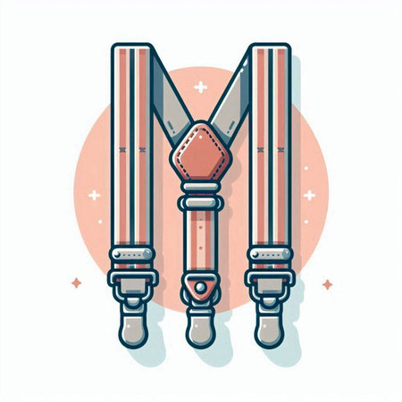 Ski slingshot icon in flat style. Vector illustration.のイラスト素材
