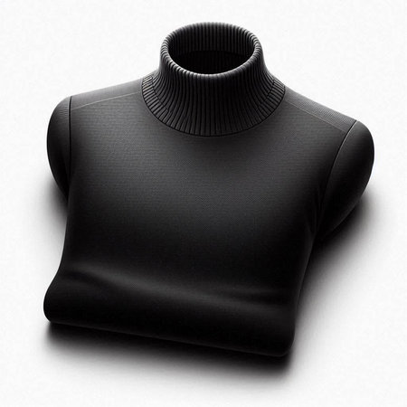 Black mannequin isolated on white background. 3d render.のイラスト素材