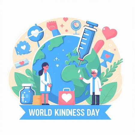 World Kindness Day concept. World Kindness Day vector illustration.のイラスト素材