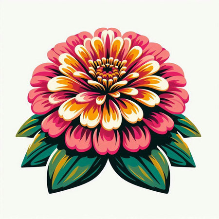 Flower in the style of engraving. Vector illustration.のイラスト素材