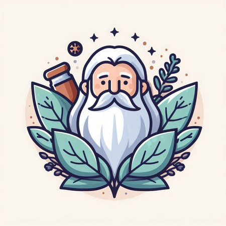 Illustration of a hamburger with fried chicken fillet, vegetables and sauceのイラスト素材