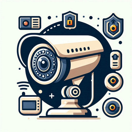 Hand drawn vector abstract seaweed illustration in flat style isolated on white background.のイラスト素材