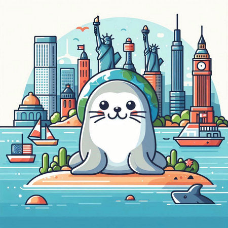 Vector illustration of a shelf with shoes and plants in a flat styleのイラスト素材