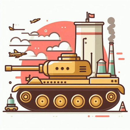 Orange fruit with leaves isolated on white background. Vector flat illustration.のイラスト素材