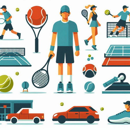 Illustration of Tempura Shrimps with Vegetables and Seafoodのイラスト素材