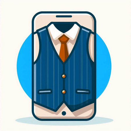 Vector illustration of a protective vest with a cross on a white backgroundのイラスト素材