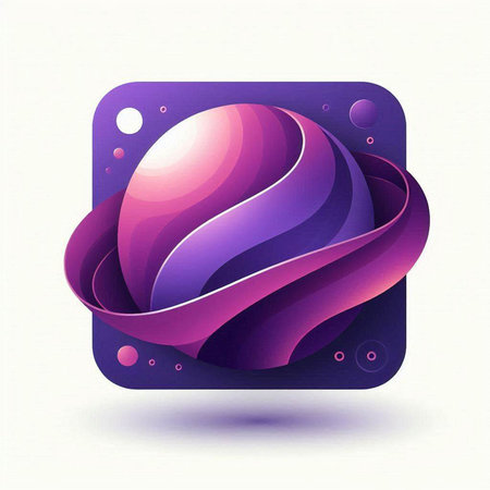 Abstract background with dynamic waves. Vector illustration for your graphic design.のイラスト素材