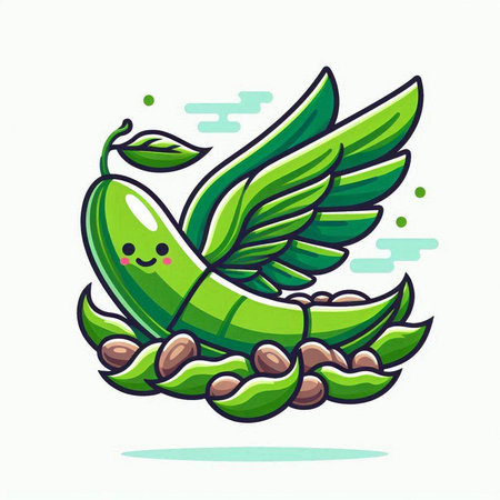 mangosteen on white background, vector illustration, eps10のイラスト素材