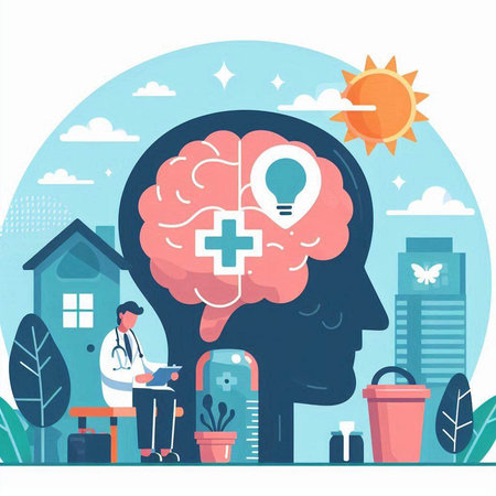 Cargo ship in the sea. Vector illustration in flat style.のイラスト素材