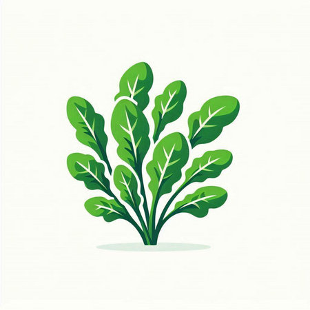 green leafs on a white background. vector illustration for your designのイラスト素材