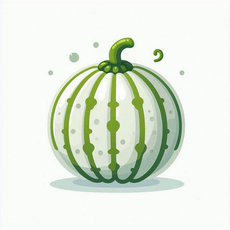 Watermelon vector illustration isolated on white background. Watermelon icon.のイラスト素材