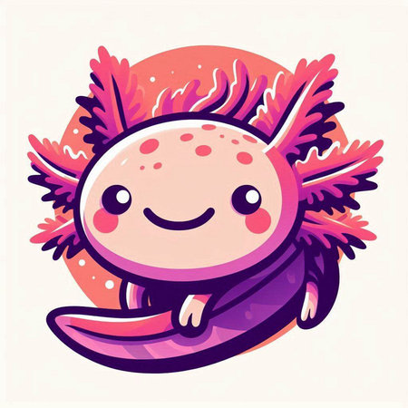 Cute cartoon kawaii puffer fish. Vector illustration.のイラスト素材