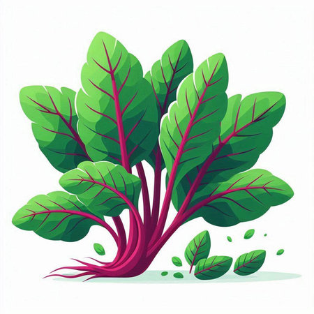 Beetroot vector illustration isolated on white background. Vector illustration.のイラスト素材