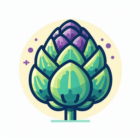 Artichoke icon. Artichoke icon. Vector illustration.のイラスト素材