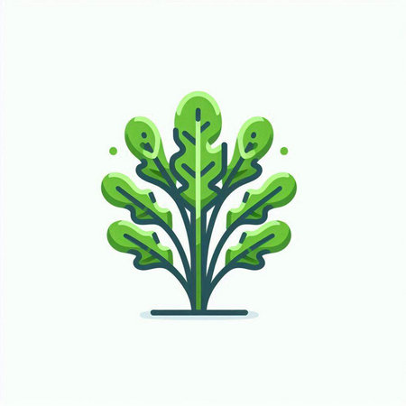 Green leaf icon. Vector illustration. Isolated on white background.のイラスト素材