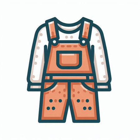 Vector illustration of an astronaut suit. Isolated on white background.のイラスト素材