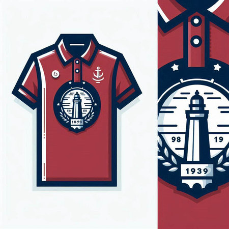 T-shirt and polo shirt design, vector illustration eps 10のイラスト素材