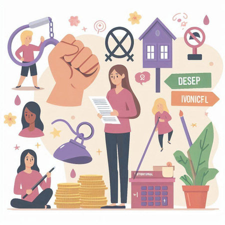 Flat design vector illustration concepts for business analysis and planning, consulting, team work, project management, financial report. Concepts web banner and printed materials.のイラスト素材