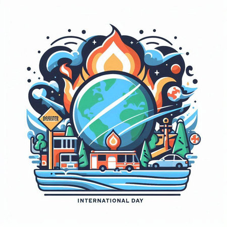 World environment day concept. Vector illustration in doodle style.のイラスト素材