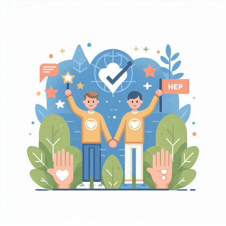 Teamwork concept. Vector illustration in flat cartoon style. Teamwork concept.のイラスト素材