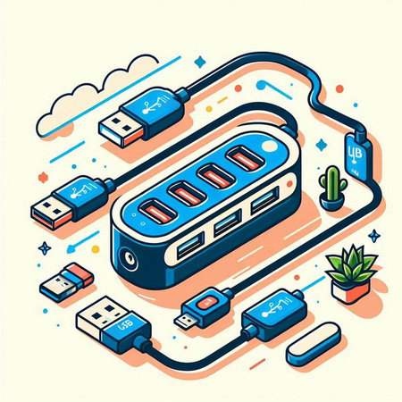 Charging battery isometric concept. Charging battery vector illustration.のイラスト素材