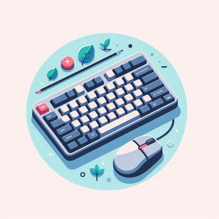 Flat design modern vector illustration concept of online education, e-learning.のイラスト素材