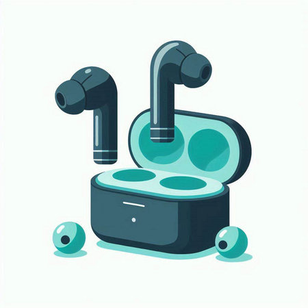 Toilet bowl and faucet. Vector illustration in cartoon styleのイラスト素材