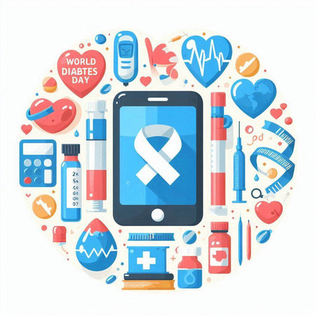 Flat design concept for healthcare and medical services. Vector illustration.のイラスト素材