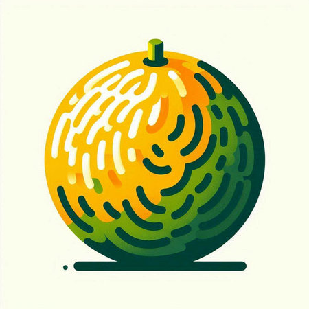 Fruit icon. Vector illustration of a ripe orange on a white background.のイラスト素材