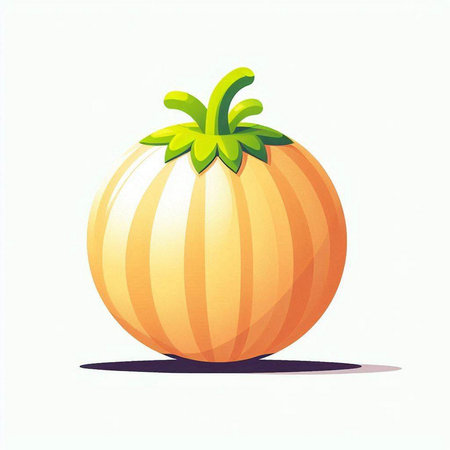 pumpkin on a white background, vector illustration, eps10のイラスト素材