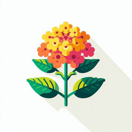 Flower icon. Flat illustration of flower vector icon for web designのイラスト素材