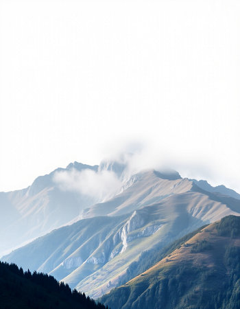 Beautiful mountain landscape.の写真素材