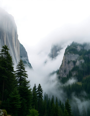 Yosemite National Park, California, United States of America.の写真素材