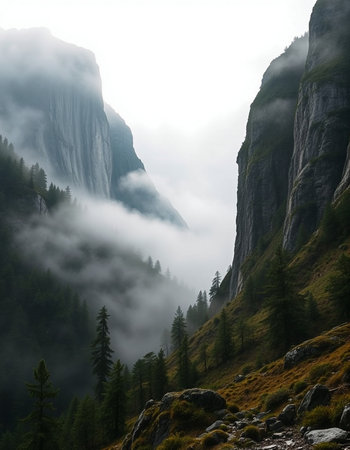 Yosemite National Park, California, United States of America.の写真素材