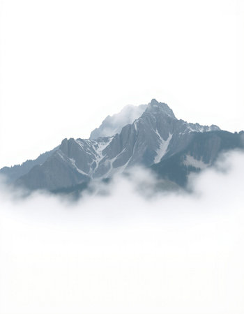 Mountains and clouds