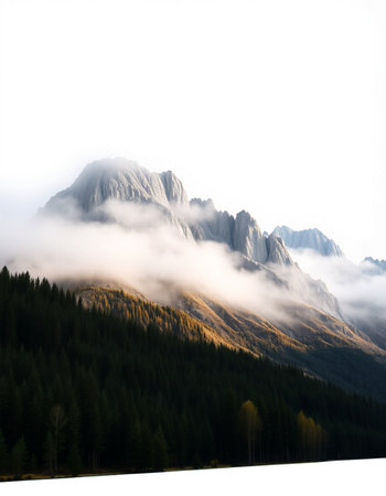 Mountain landscape. Dolomites, South Tyrol, Italyの写真素材