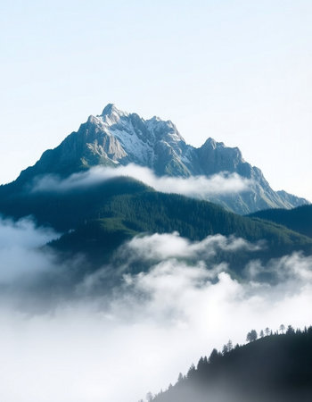 Mountains and clouds in the Alps, Switzerland, Europe. Beauty world.の写真素材