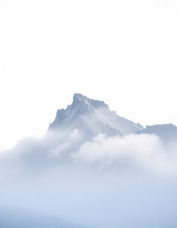 Mountains and cloudsの写真素材