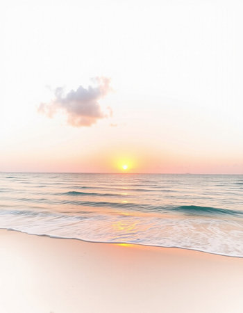 Beautiful tropical beach sea and sand for background - Holiday Vacation concept