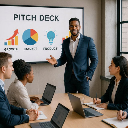 Group of business people having a meeting in the office. Business concept.