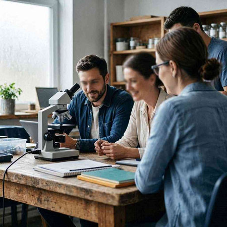 Group of business people working together at the table in the office.