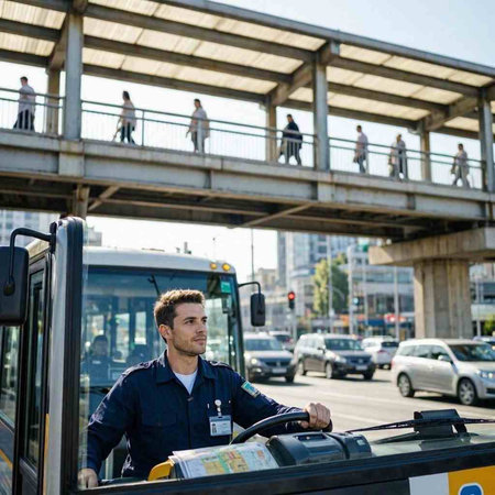 Berlin bus traffic