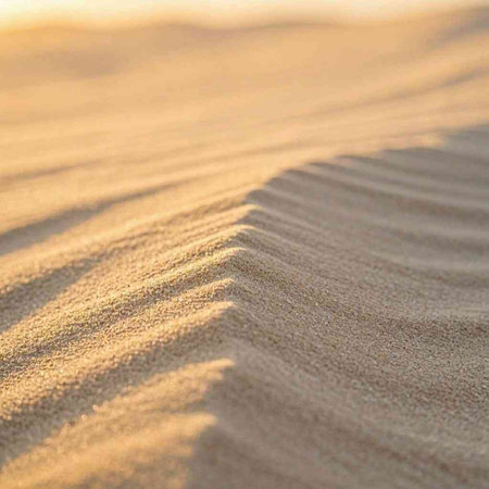 Sand texture in the desert. Sand dunes. Abstract background.