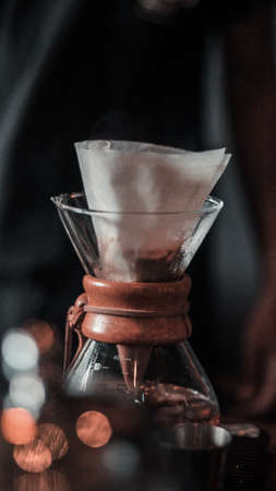 The V60 tool for making a great V60 coffeeの写真素材