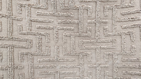 Abstract Background of the texture of a dark gray towel with square patternの写真素材