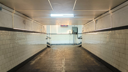 connecting underground passage or tunnel