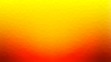 orange yellow Lowpolly background with seamless abstract pattern of polygons and trianglesの写真素材