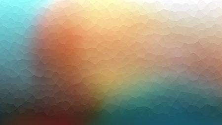 colorful Lowpolly background with seamless abstract pattern of polygons and trianglesの写真素材