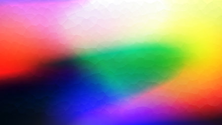 colorful Lowpolly background with seamless abstract pattern of polygons and trianglesの写真素材