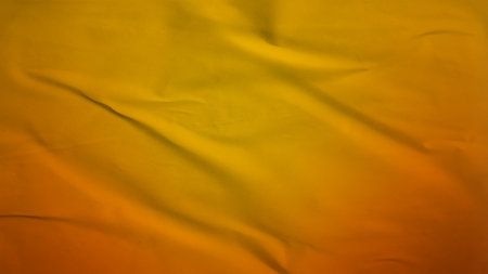 Blank crumpled and creased paper poster texture backgroundの写真素材